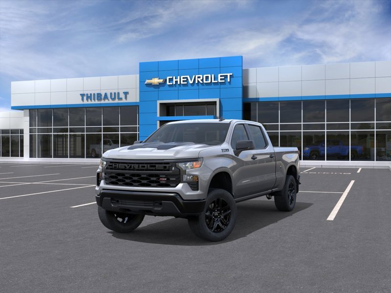 CHEVROLET Silverado 1500 Custom Trail Boss cabine multiplace 4RM 157 po 2026 GRIS STERLING METALLISE Sherbrooke - photo #7