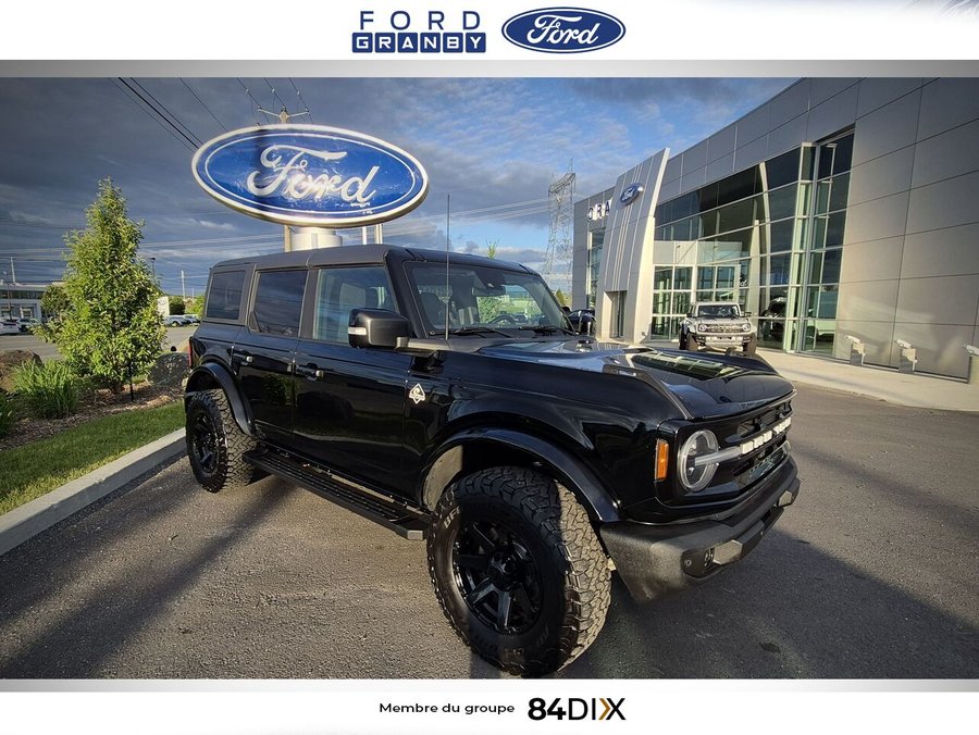 Ford Bronco Outer Banks évolué 4 portes 4x4 2022 Noir