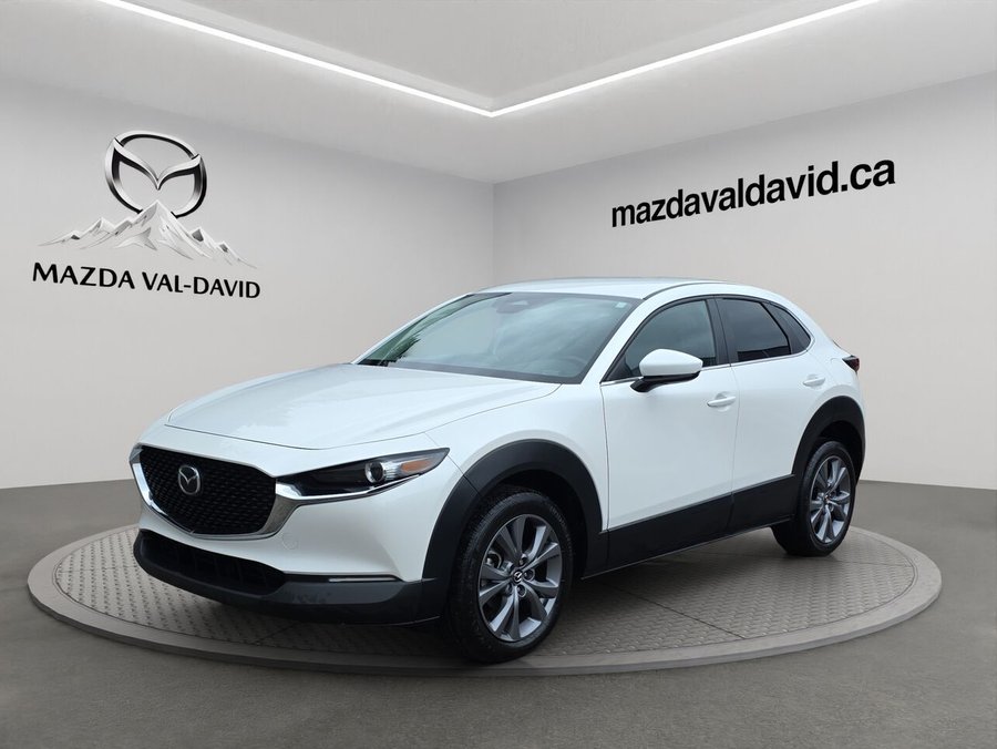 Mazda CX-30 GS TI, AWD, Bluetooth, Navigation, commande audio au volant 2024 Blanc