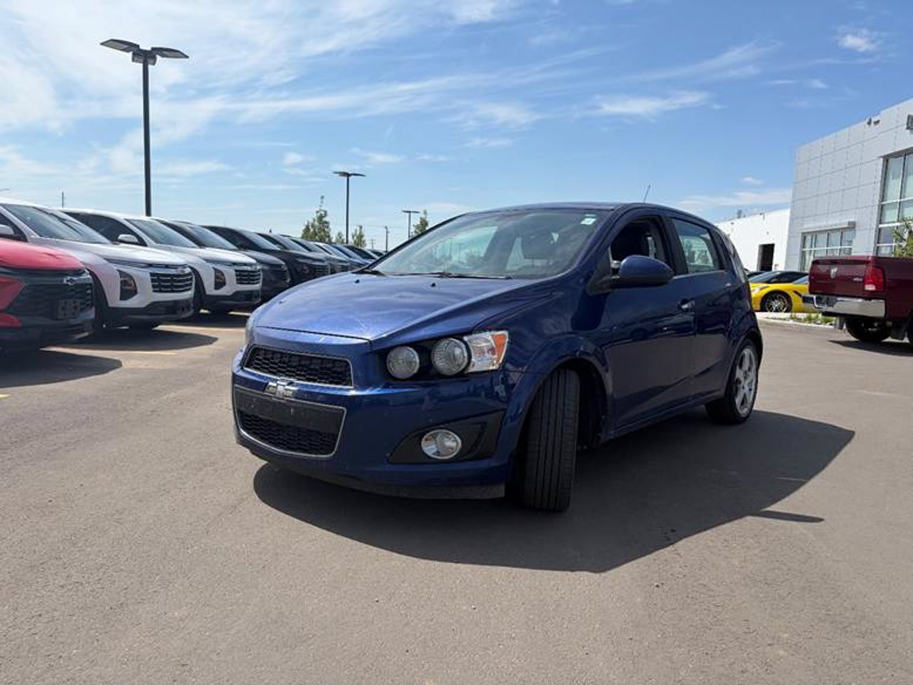 2013 Chevrolet Sonic 5dr HB LTZ Auto Blue Sherwood Park - photo #2
