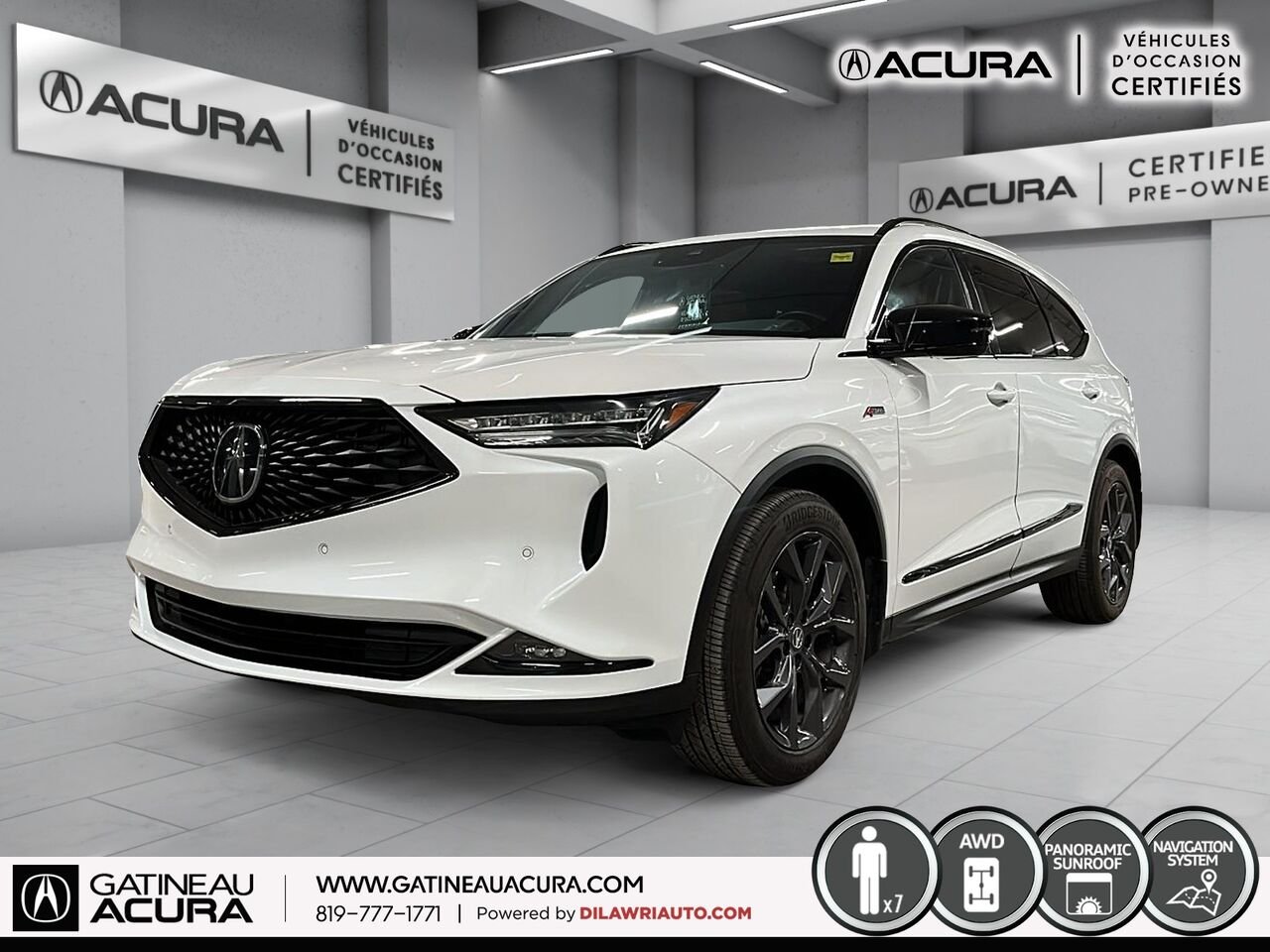 Acura MDX A-Spec SH-AWD 2024 Blanc Ottawa & Gatineau - photo #0