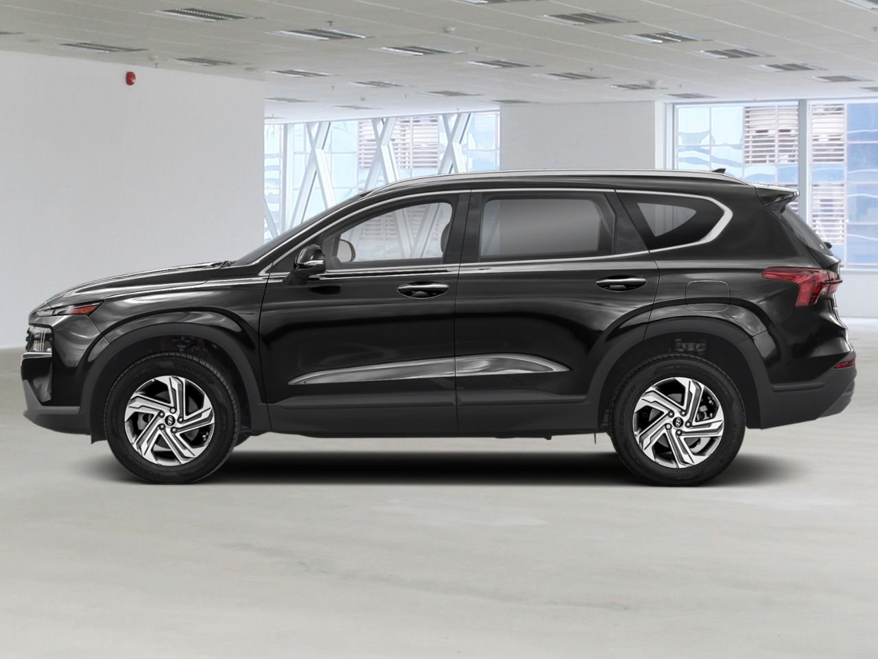 2023 HYUNDAI SANTA FE SEL PREMIUM Black Gatineau - photo #2