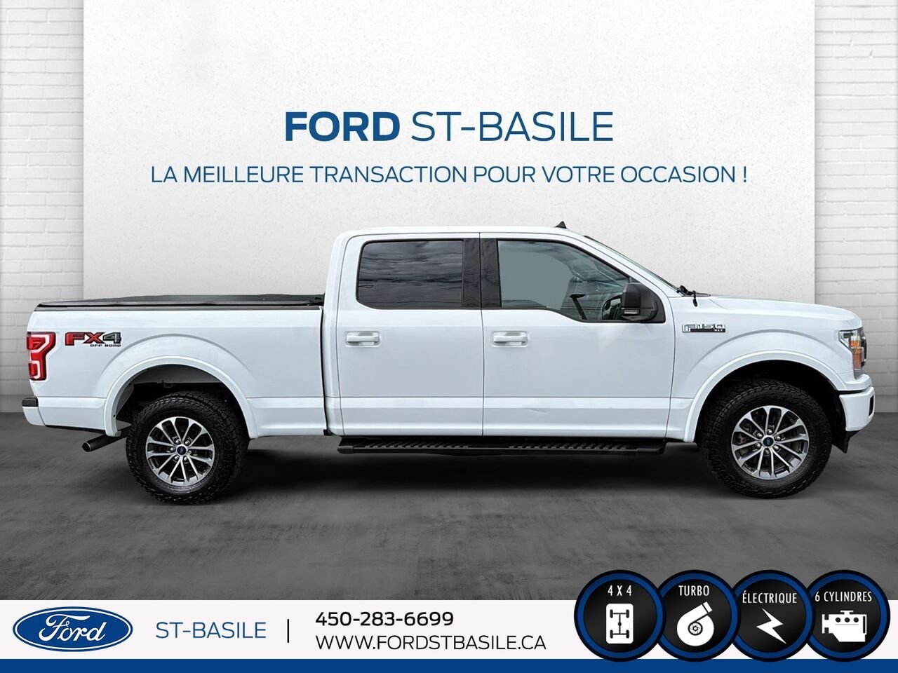 Ford F-150 2020 Blanc Saint-Basile-le-Grand - photo #8