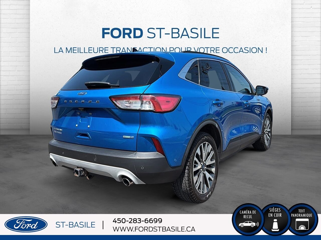 Ford Escape 2020 Bleu Saint-Basile-le-Grand - photo #7