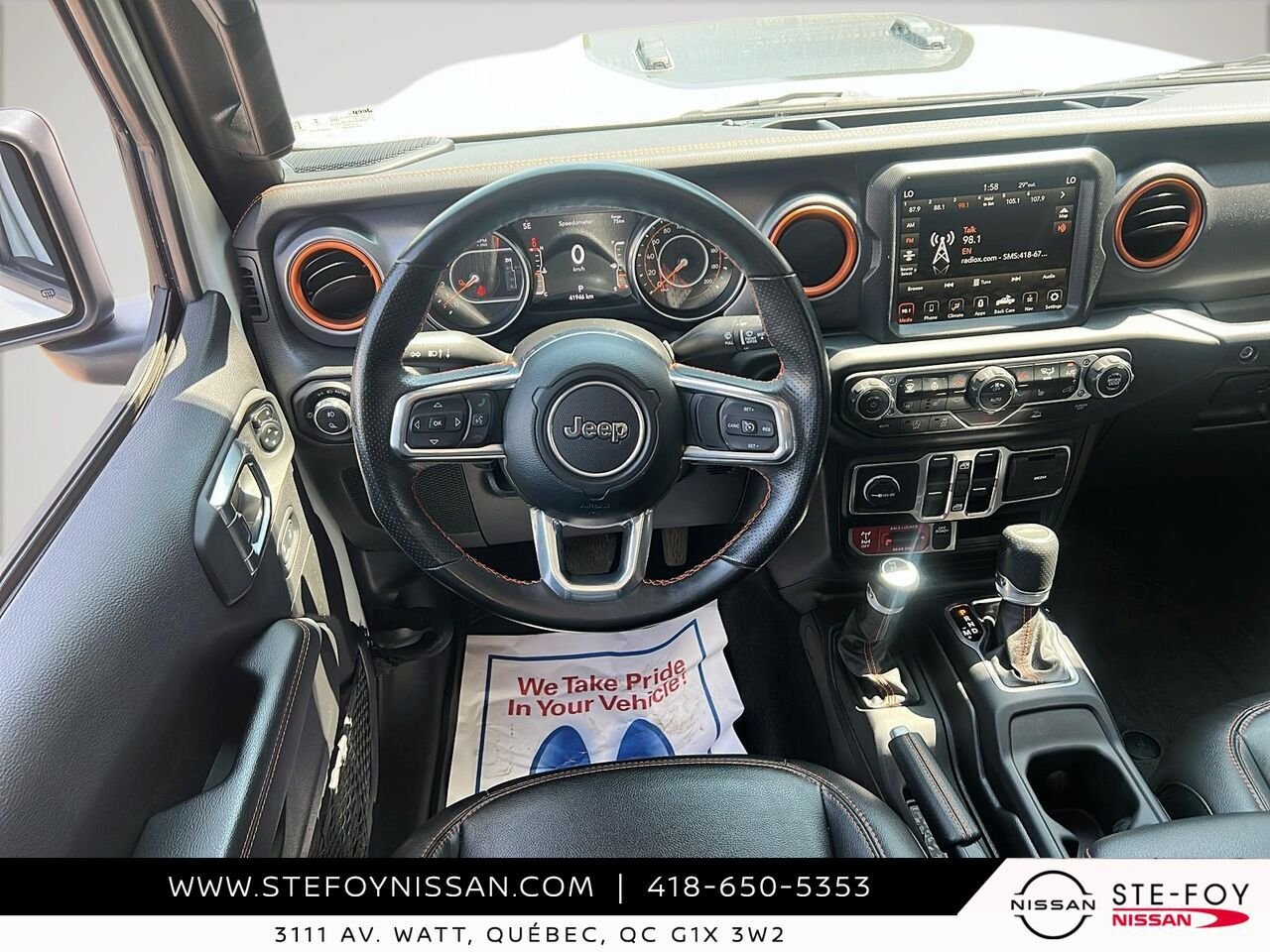 2023 Jeep Gladiator MOJAVE CREW CAB White Ste-Foy - photo #13
