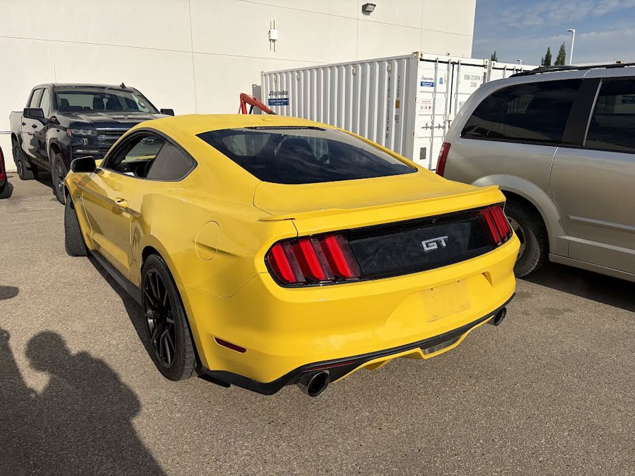 2015 Ford Mustang 2dr Fastback GT Premium Yellow Sherwood Park - photo #3