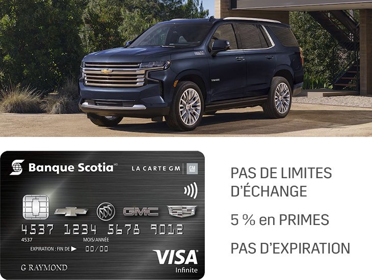 Carte gm programme chevrolet