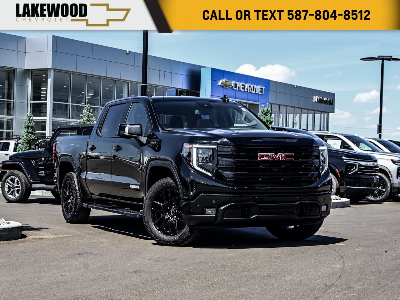 2024 GMC Sierra 1500 4WD Crew Cab 147 Elevation Black Sherwood Park - photo #0