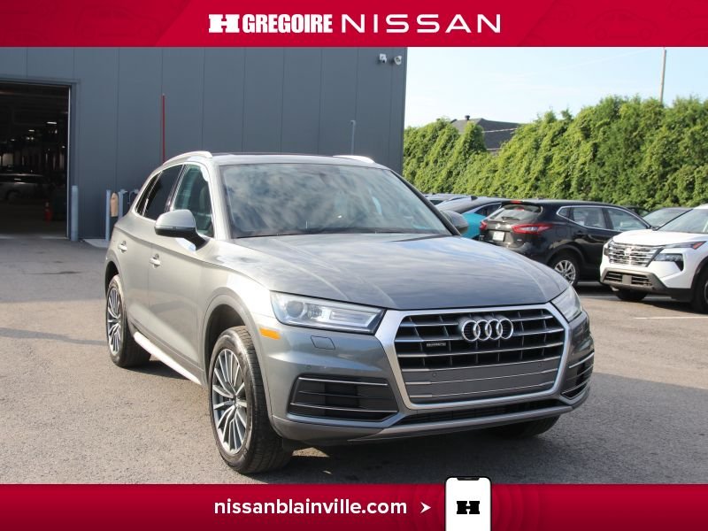 Audi Q5 BA6173 | PROGRESSIV TFSI BLUETOOTH BANCS CHAUFFANTS CUIR CA 2018 Gris Laval - photo #0