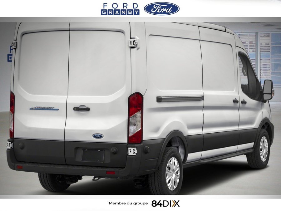 Ford E-Transit fourgonnette utilitaire T-350 toit surélevé PA 148 po PNBV de 9 500 lb 2025 Blanc Oxford