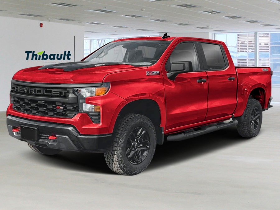 CHEVROLET Silverado 1500 Custom Trail Boss cabine multiplace 4RM 157 po 2026 ROUGE ARDENT