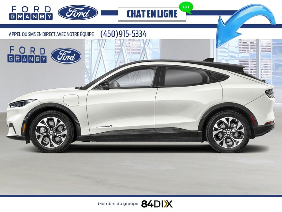 2025 Ford Mustang Mach-E Star White Metallic Tri-Coat