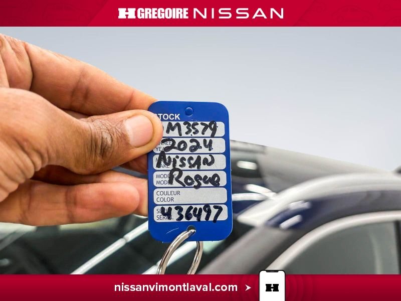 Nissan Rogue VM3579 | SV Moonroof AWD CARPLAY A PARTIR DE 2.99% 2024 Bleu Laval - photo #24