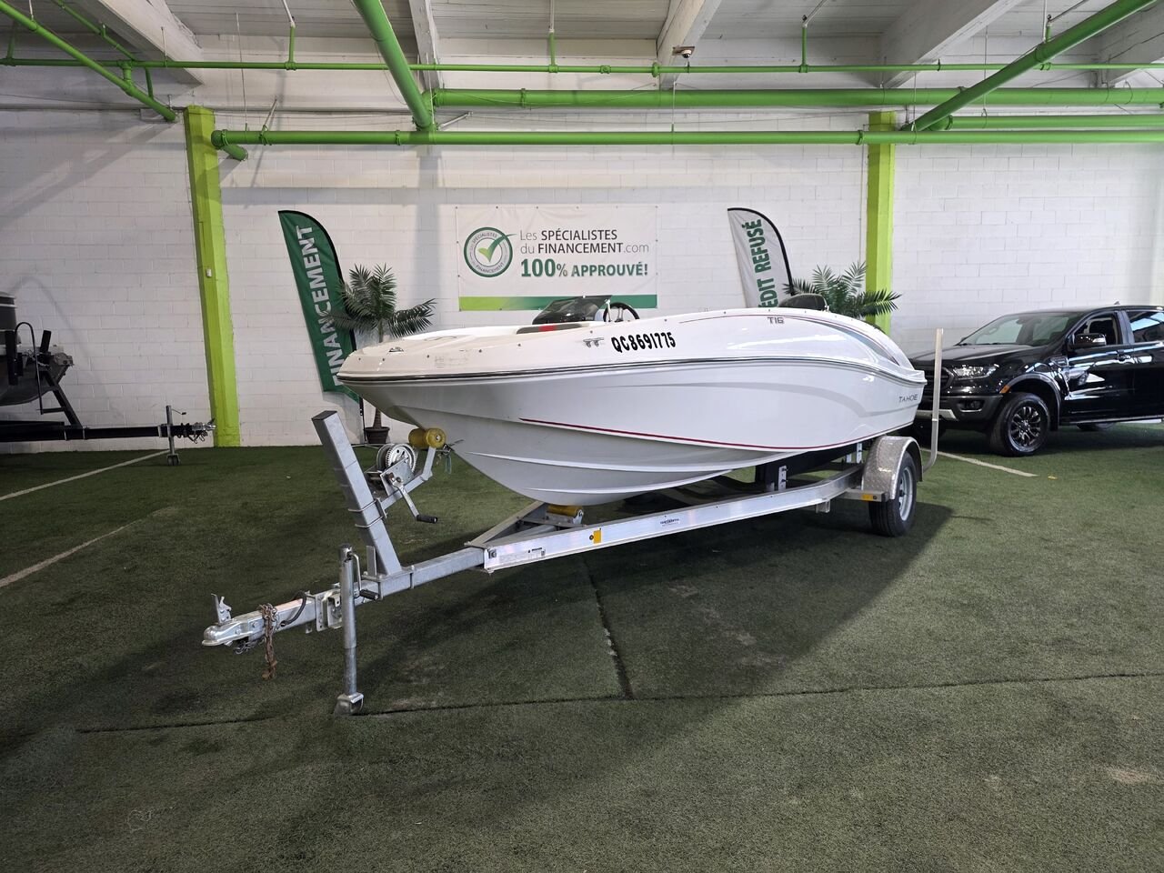2021 Tahoe T16 White  - photo #1