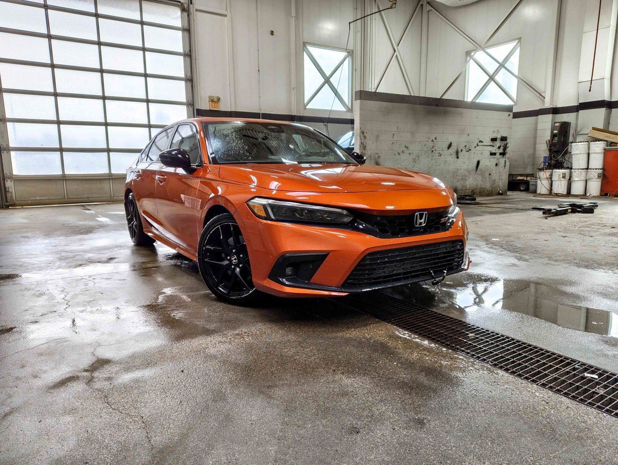 2023 Honda Civic Si Manual Orange Sherwood Park - photo #1