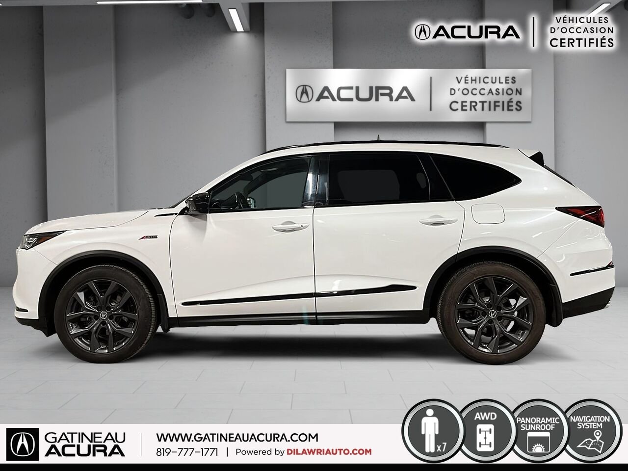 Acura MDX A-Spec SH-AWD 2024 Blanc Ottawa & Gatineau - photo #18