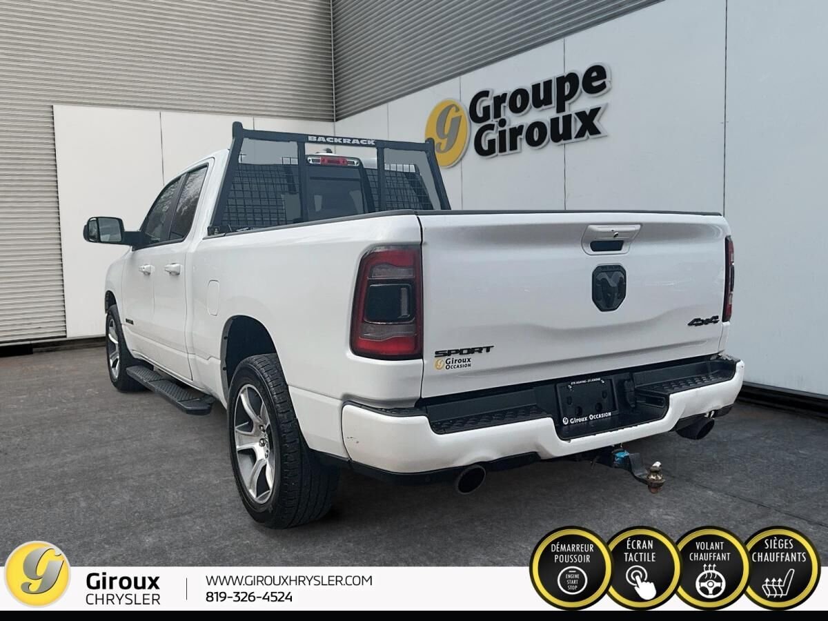 2019 RAM 1500 White Sainte-Agathe-des-Monts - photo #3