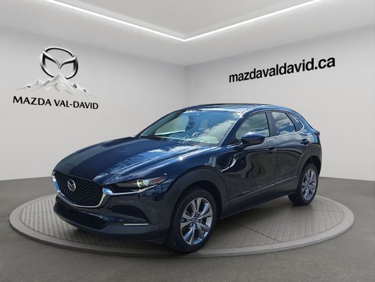 Mazda CX-30 GS TI, toit ouvrant, cruise control, volant chauffant 2023 Bleu