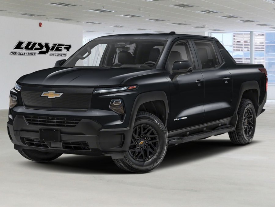 Chevrolet Silverado EV WT à autonomie maximale à cabine multiplace e4RM 2026 Noir