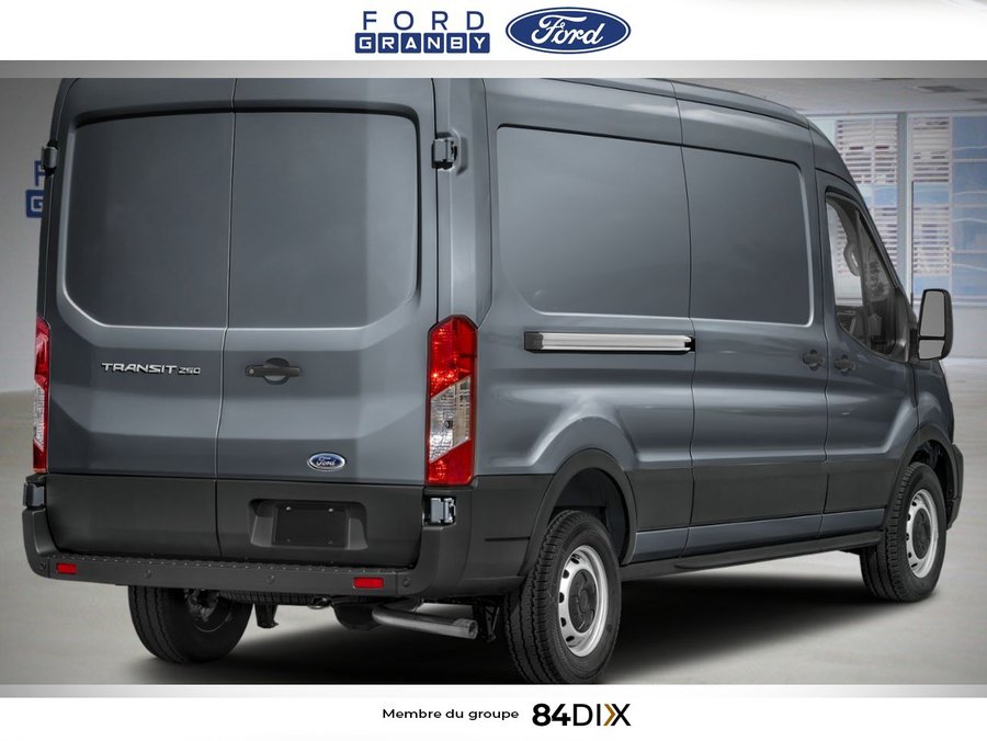Ford Transit fourgon utilitaire T-250 PA toit moyen 148 po PNBV de 9 070 lb 2025 Gris abysse métallisé