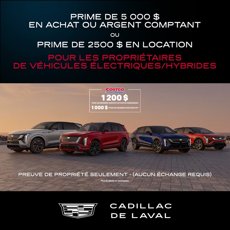 Cadillac laval promo mai PRIME ELECTRIQUE FR 1