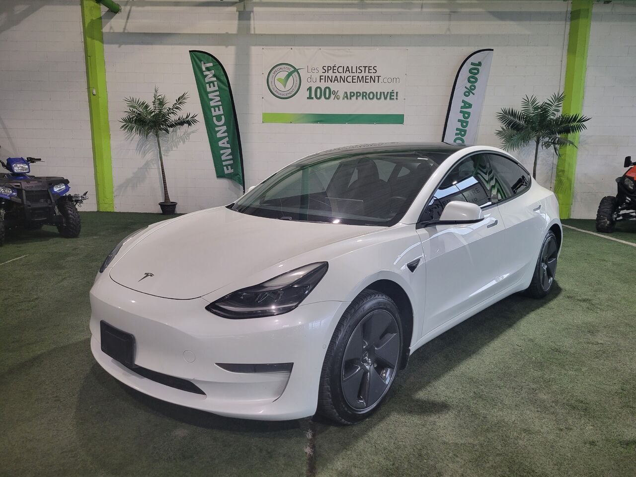 Tesla Model 3 2021 Blanc Longueuil, - photo #1