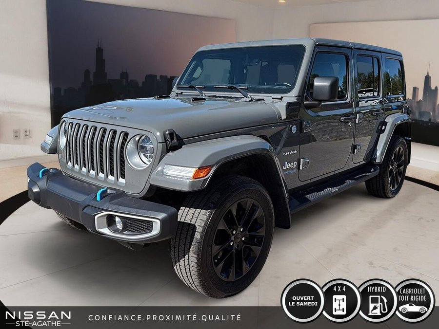 Jeep Wrangler 4xe Unlimited Sahara 4x4 2022 Gris