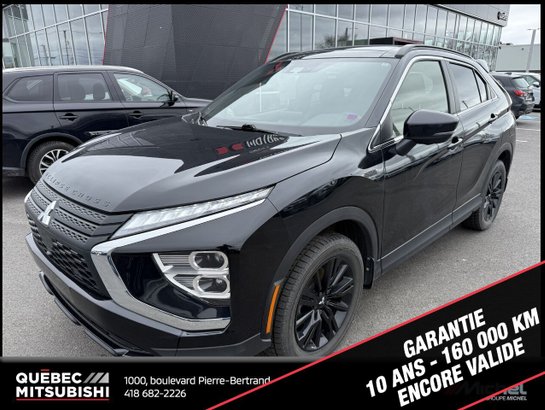 2024 Mitsubishi Eclipse Cross NOIR S-AWC, Entrée sans clef, Hayon électrique Black