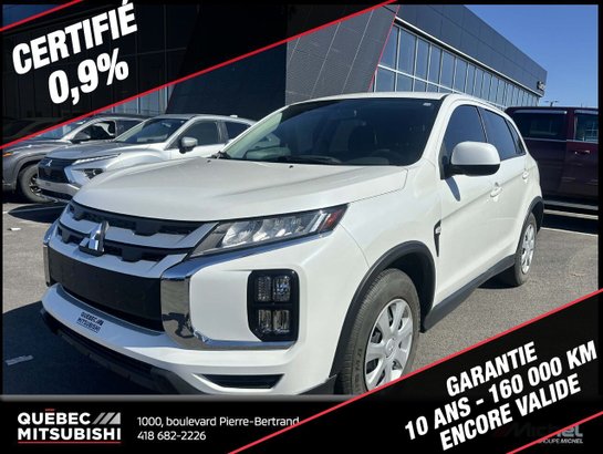 2021 Mitsubishi RVR ES Traction avant, Sièges chauffants, Connectivités White