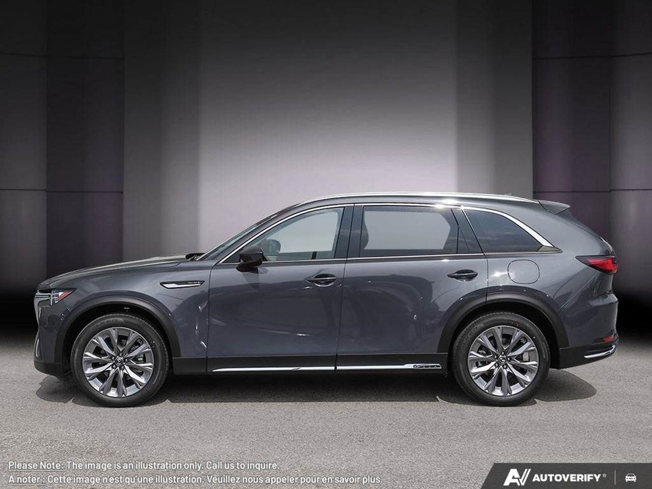 Mazda CX-90 hybride léger JM3KKDHD5T1371663 2026 Gris mécanique métallisé Mirabel - photo #2