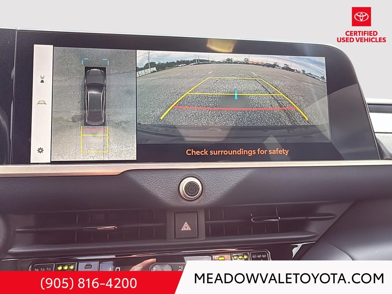 2025 Toyota CROWN + 21’’ Alloy Wheels + Adaptive Variable Suspension (AVS) + Advanced Park + Dual Exhaust Tips + Head Up Display (HUD) with NAVI + Dynamic Rear Steering + Power Trunk with Kick Sensor Black Mississauga - photo #16