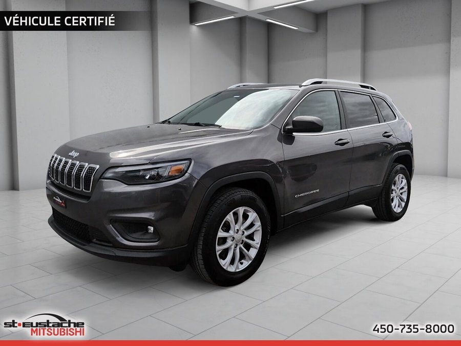 Jeep Cherokee North 4x4-V6-SIÈGES ET VOLANT CHAUFFANTS-BLUETOOTH 2019 Gris