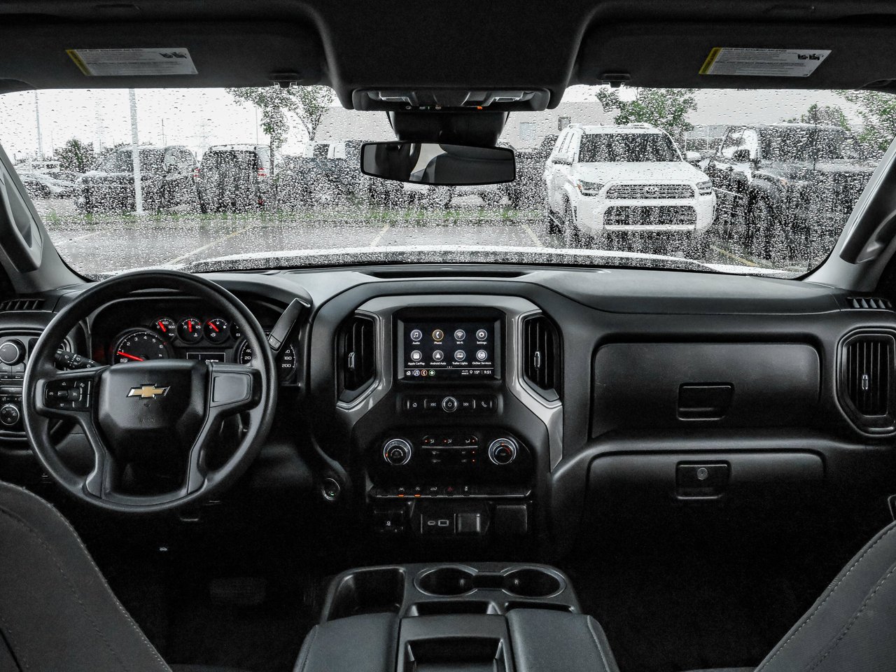 2025 Chevrolet Silverado 1500 4WD Crew Cab 147 Custom White Sherwood Park - photo #16