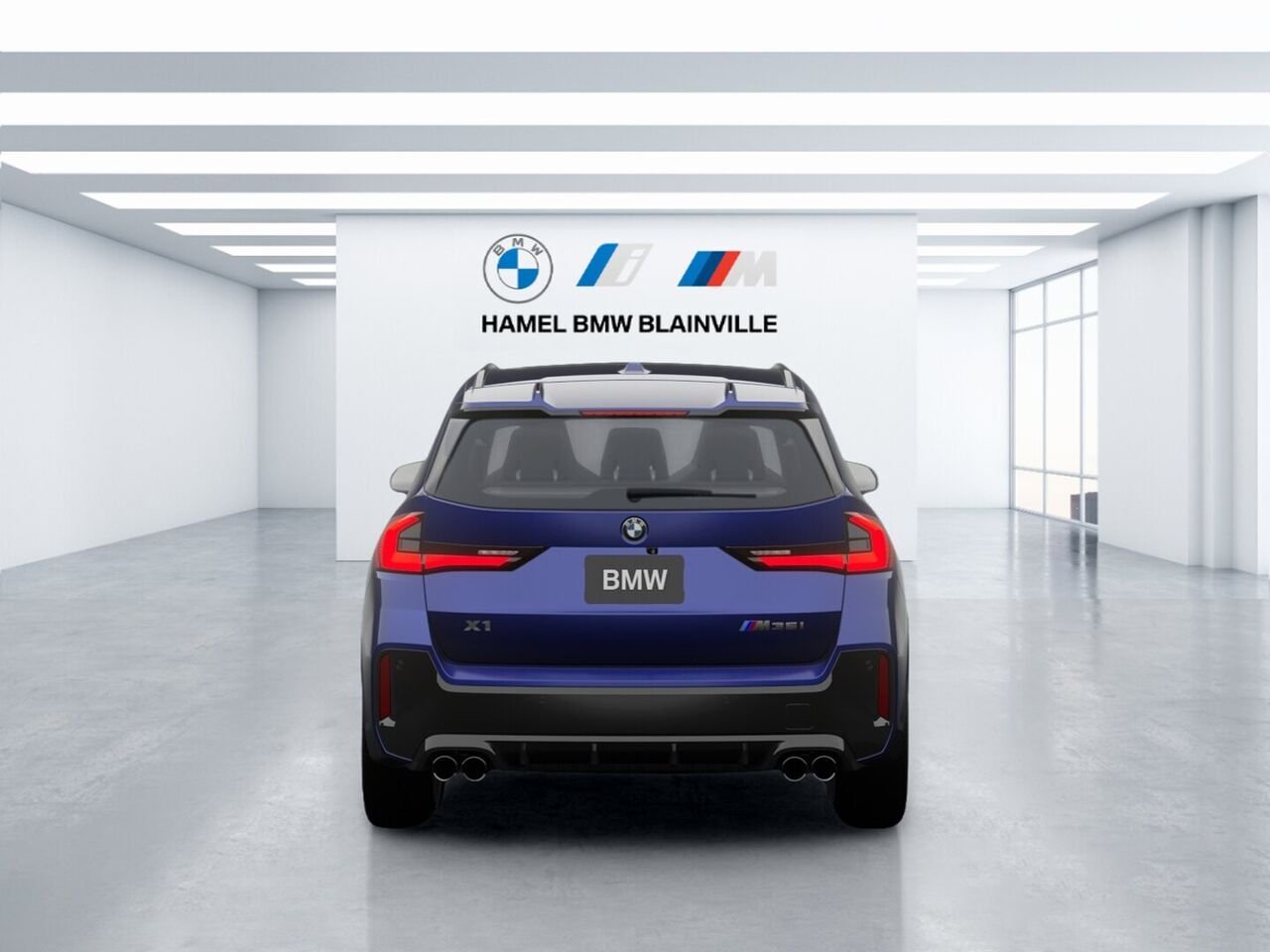 2026 BMW X1 M35i Frozen Portimao Blue Metallic Blainville - photo #4