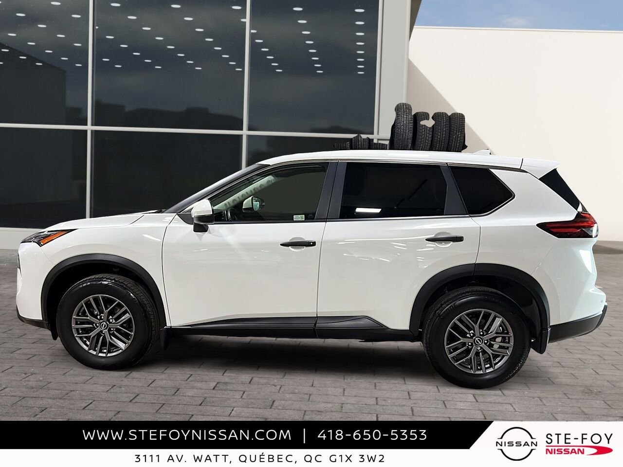 2024 Nissan ROGUE S TRACTION INTEGRALE White Ste-Foy - photo #4