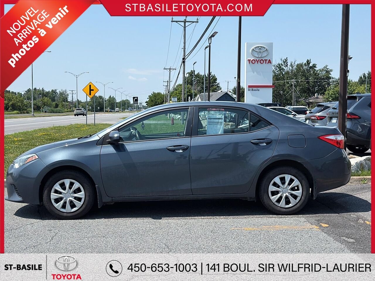 Toyota COROLLA 2016 Gris Saint-Basile-le-Grand - photo #1