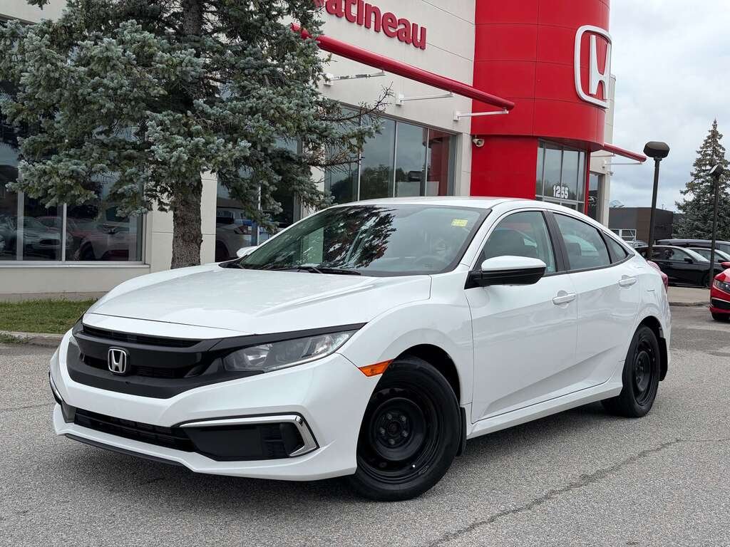 Honda Civic Sedan LX CVT 2019 Blanc Gatineau - photo #7