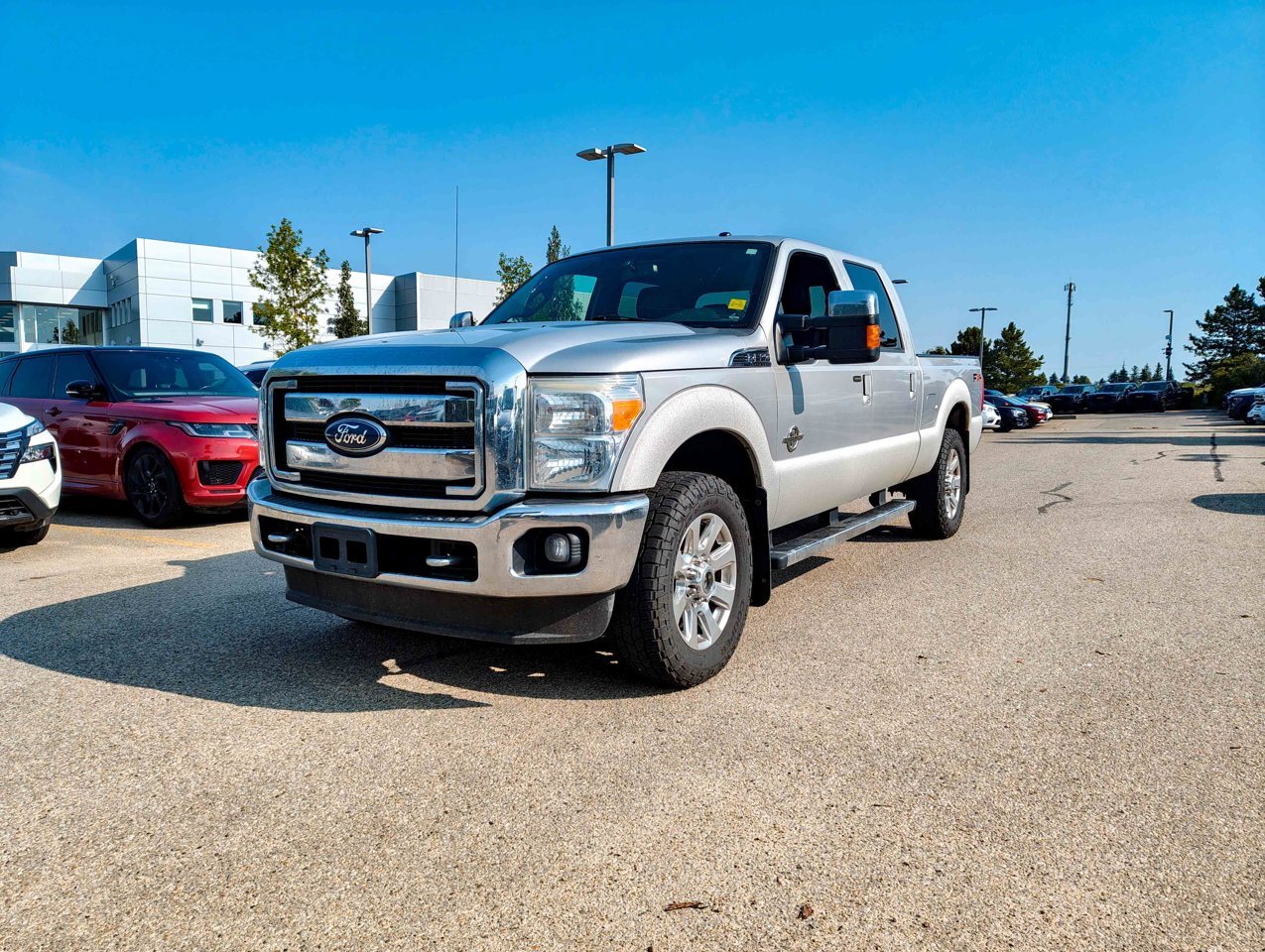 2011 Ford Super Duty F-350 4WD Crew Cab 156 Lariat Grey Sherwood Park - photo #3