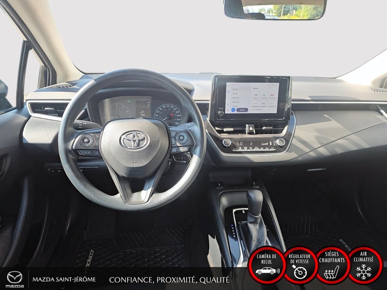 Toyota Corolla LE CVT 2023 Noir Saint-Jérôme - photo #20