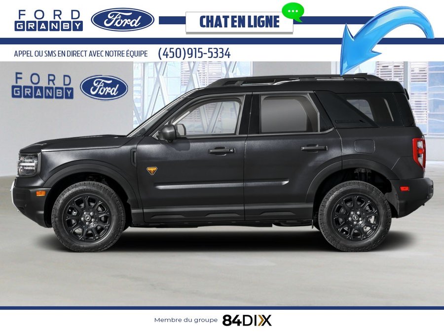 Ford Bronco Sport Badlands 4x4 2026 Noir ombre