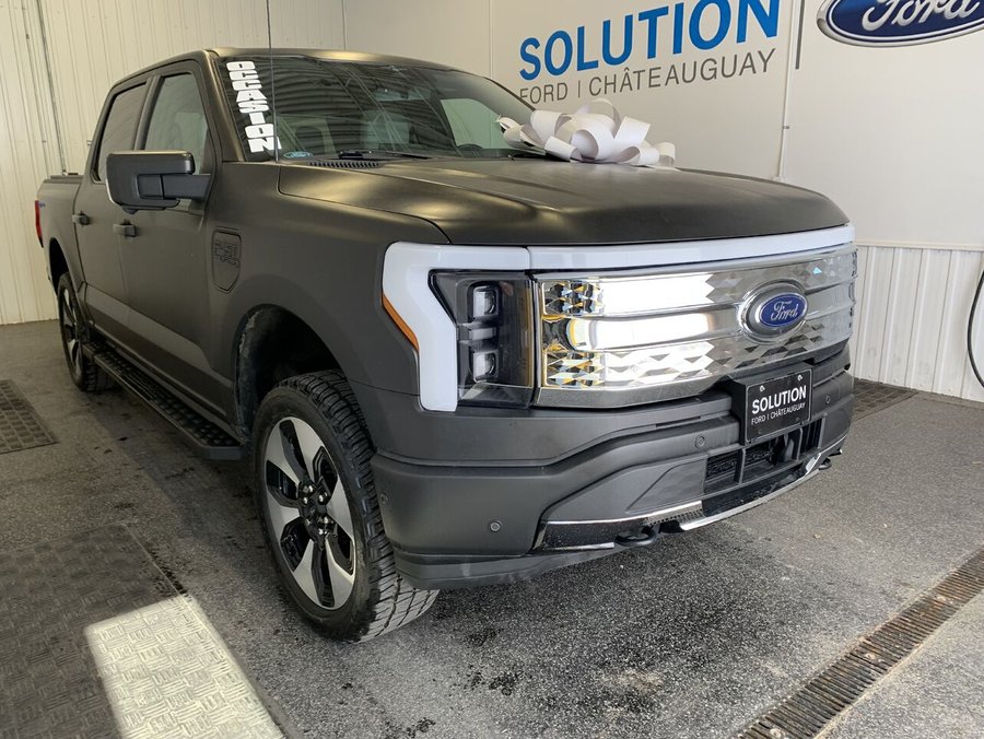 Ford F-150 Lightning PLATINUM 2023 2023 Bleu