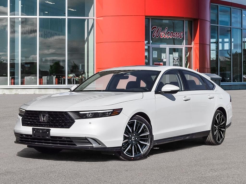 2026 Honda Accord Hybrid Touring eCVT Hybrid Sedan Platinum White Pearl Ottawa & Gatineau - photo #0