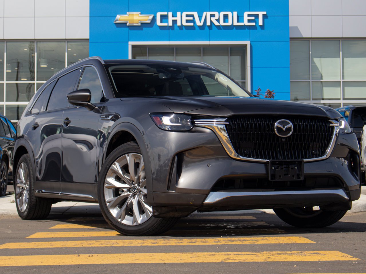 2025 Mazda CX-90 MHEV GT AWD Grey Sherwood Park - photo #14