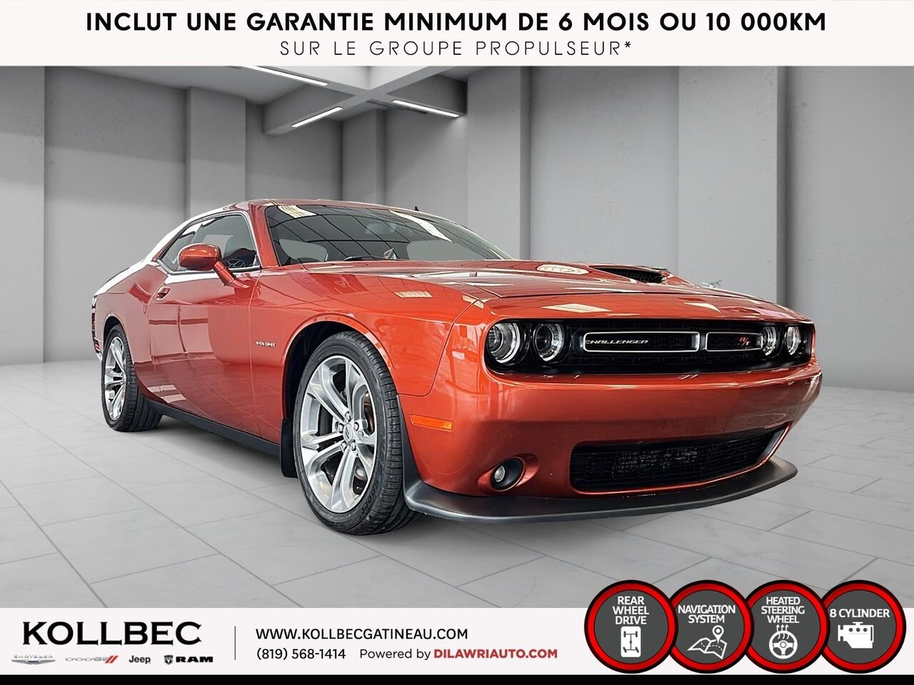 2021 DODGE CHALLENGER R/T Orange Ottawa & Gatineau - photo #12