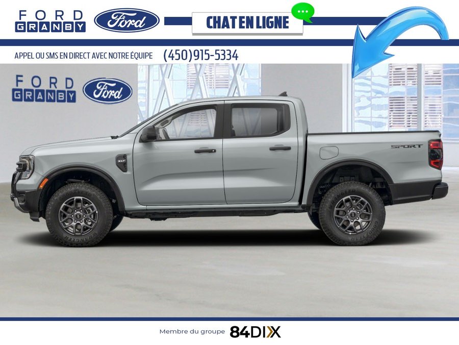 Ford Ranger XLT cabine SuperCrew 4RM caisse de 5 pi 2026 Avalanche