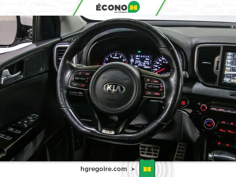 Kia Sportage 725354 | AWD AUTO AC CUIR TOIT NAV GR ELEC MAGS CAM RECUL B 2018 Blanc Laval - photo #15