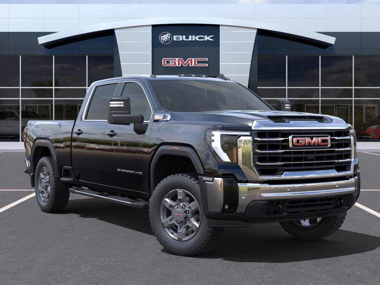 2025 GMC Sierra 2500HD SLE cabine multiplace 4RM 159 po ONYX BLACK Gatineau - photo #6