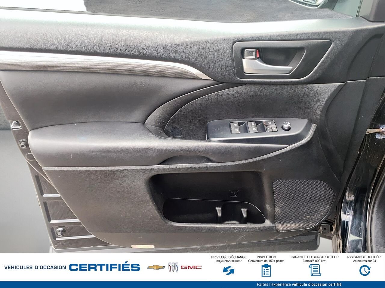 TOYOTA HIGHLANDER SE/XLE Traction intégrale 4 portes XLE 2017 Noir Montmagny - photo #9