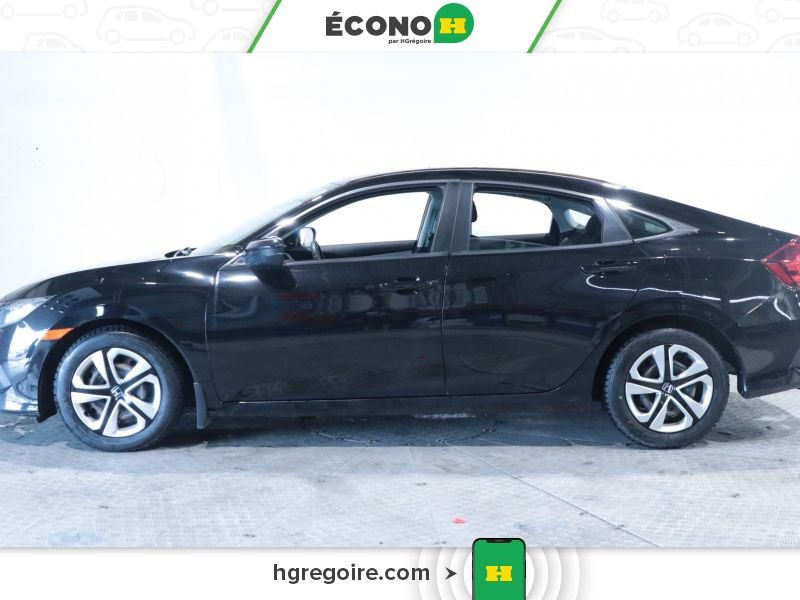Honda Civic 822001 | LX AUTO GR ÉLEC A/C BLUETOOTH CAMÉRA 2017 Noir Laval - photo #4