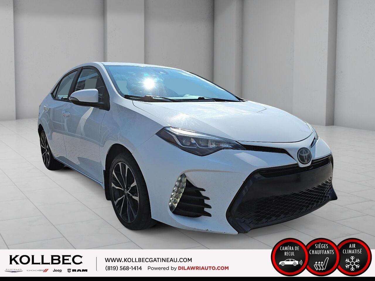 TOYOTA COROLLA SE 2018 Blanc Ottawa & Gatineau - photo #13